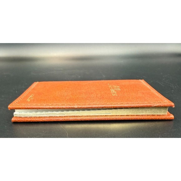 Stuart Hall 1704 Gilded Address Executive Faux Leather Book - NOS, VTG - Picture 3 of 9